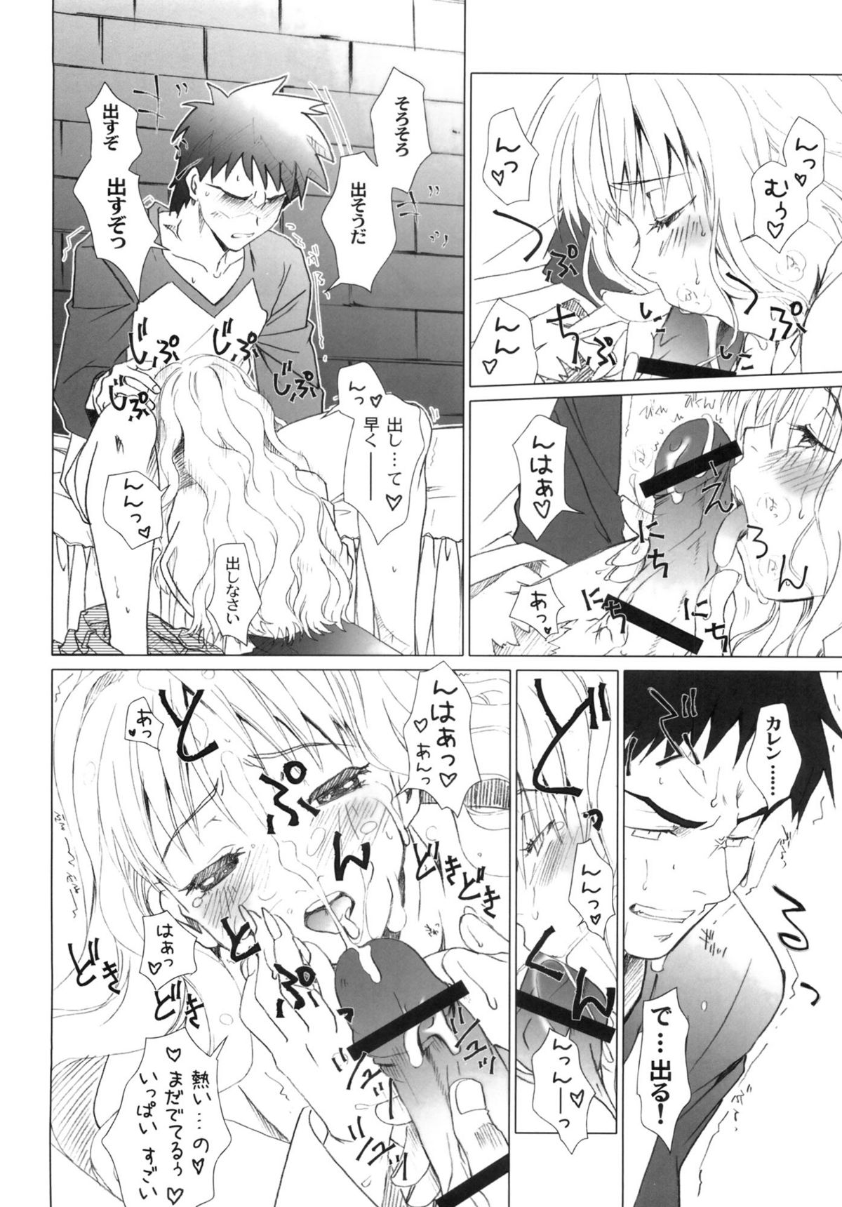 (C82) [魚辰一八金支店 (ふじもり沙耶)] SAPPHIRE (Fate/hollow ataraxia)