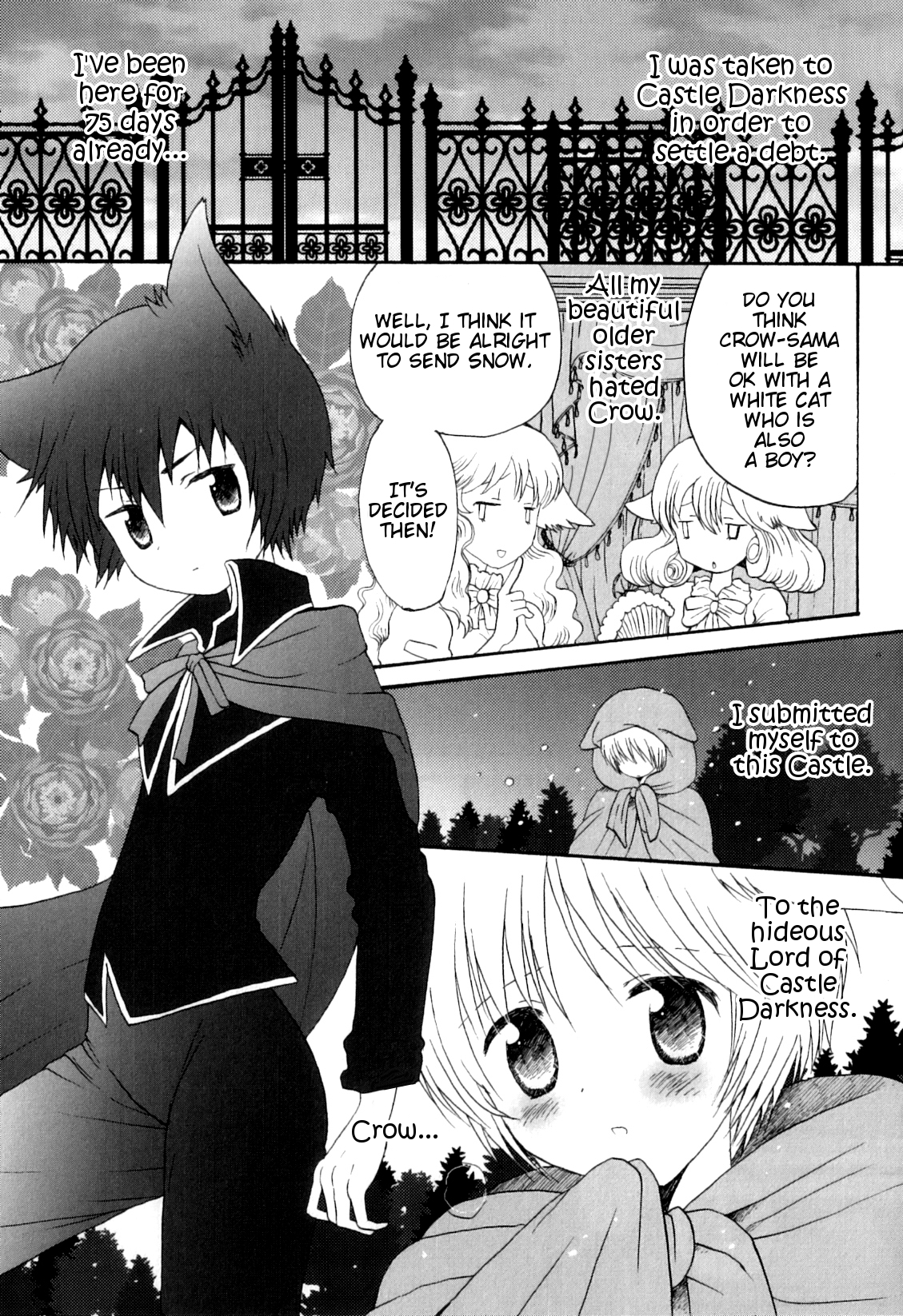 [星逢ひろ] 黒い城主と白い姫 (オトコのコHEAVEN Vol.5) [英訳]