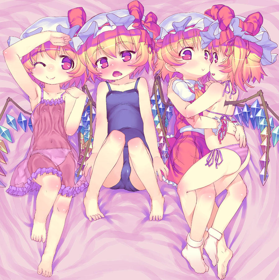 [黒魔法研究所 (wizakun)] 東方アンケリレー＠地下室 (東方Project)