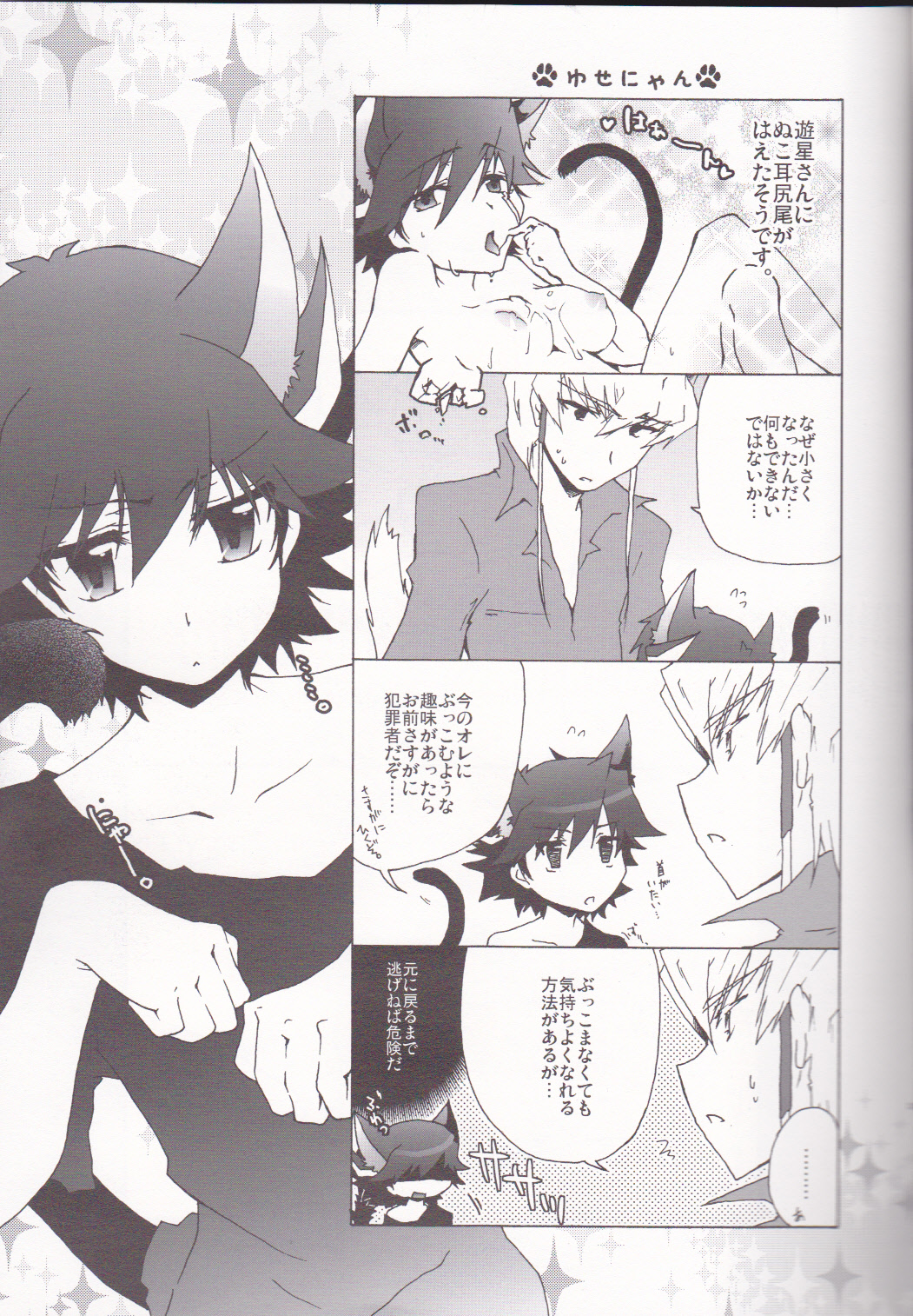 (超☆満足) [蒼イロのえのぐ (鐘井楊)] ダッテケモノダモノ。 (遊☆戯☆王5D's)