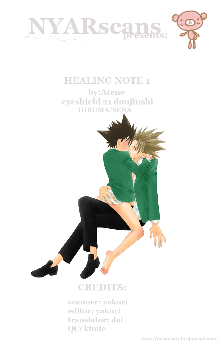[プラチナ (あてね)] Healing Note | ヒーリングノート (アイシールド21) [英訳]