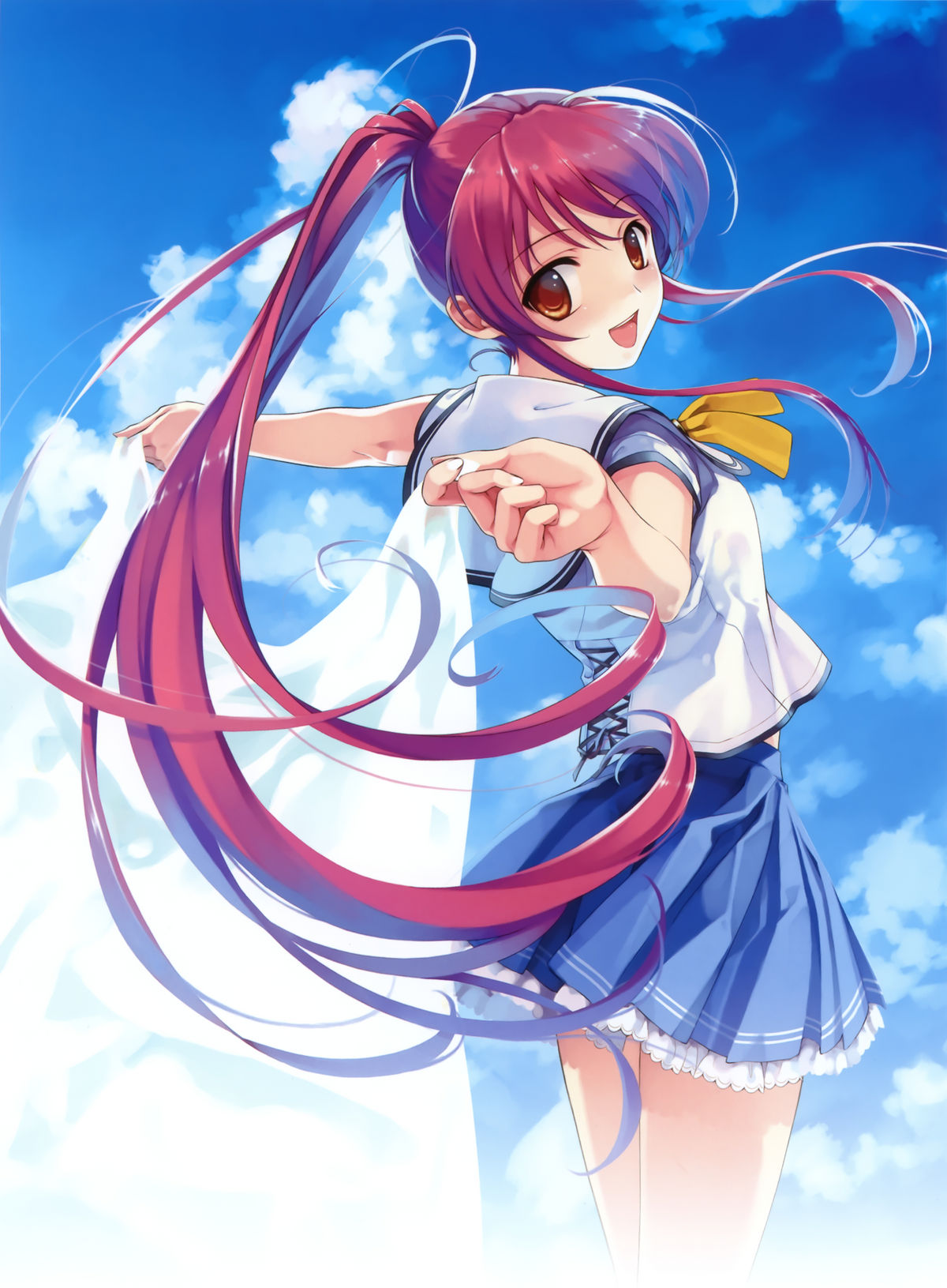 [ABHAR, 深崎暮人] 水平線まで何マイル? すまいるCubic! ビジュアルファンブック