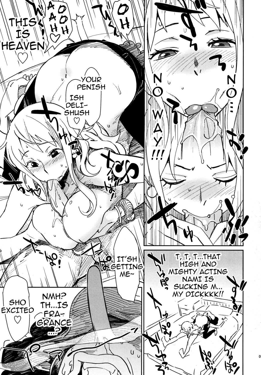 (C79) [Abradeli Kami (ボボボ)] 油照紙束 No.08 EROMANCE DAWN (ワンピース) [英訳] [無修正]