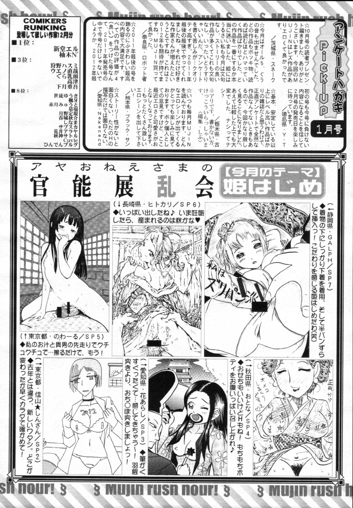 COMIC MUJIN 2012年02月号