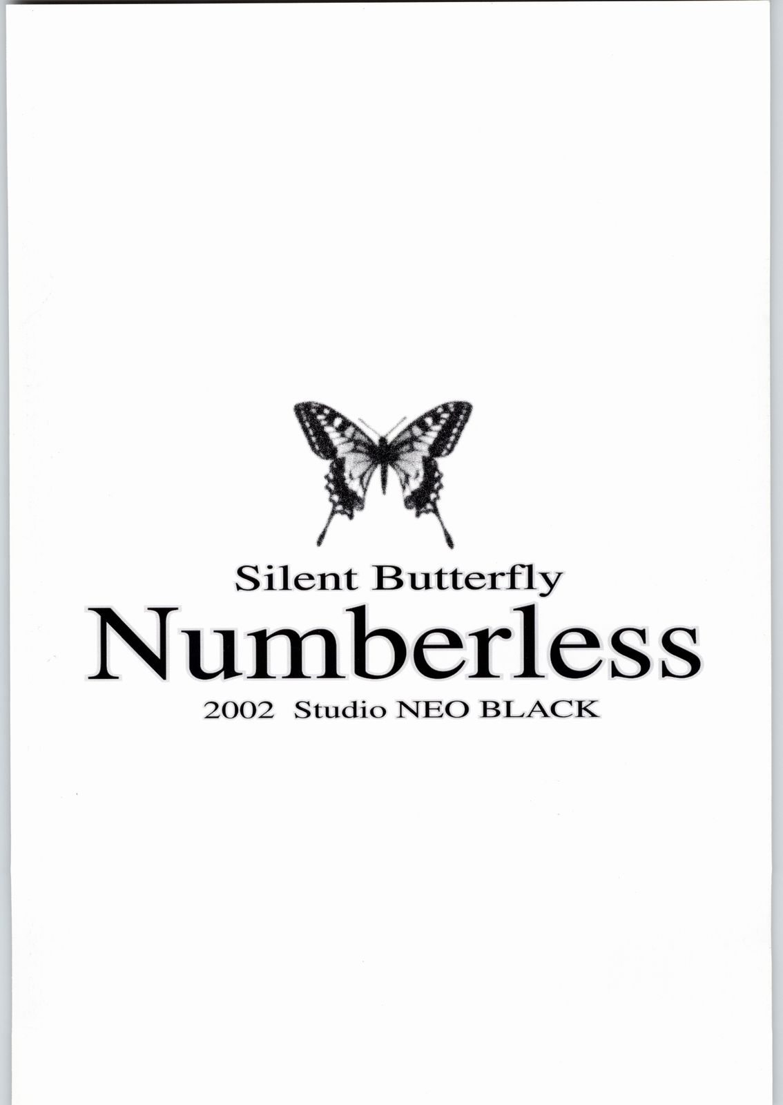 (C65) [Studio NEO BLACK (Neo Black)] Silent Butterfly Numberless