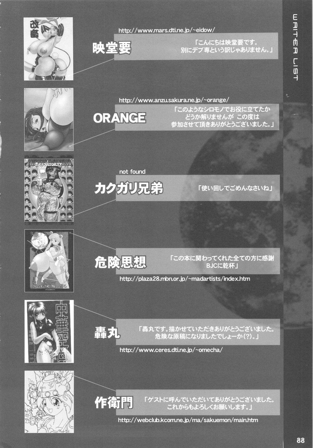 [DANGEROUS THOUGHTS] MaDArtistSSailoRMooN (美少女戦士セーラームーン)