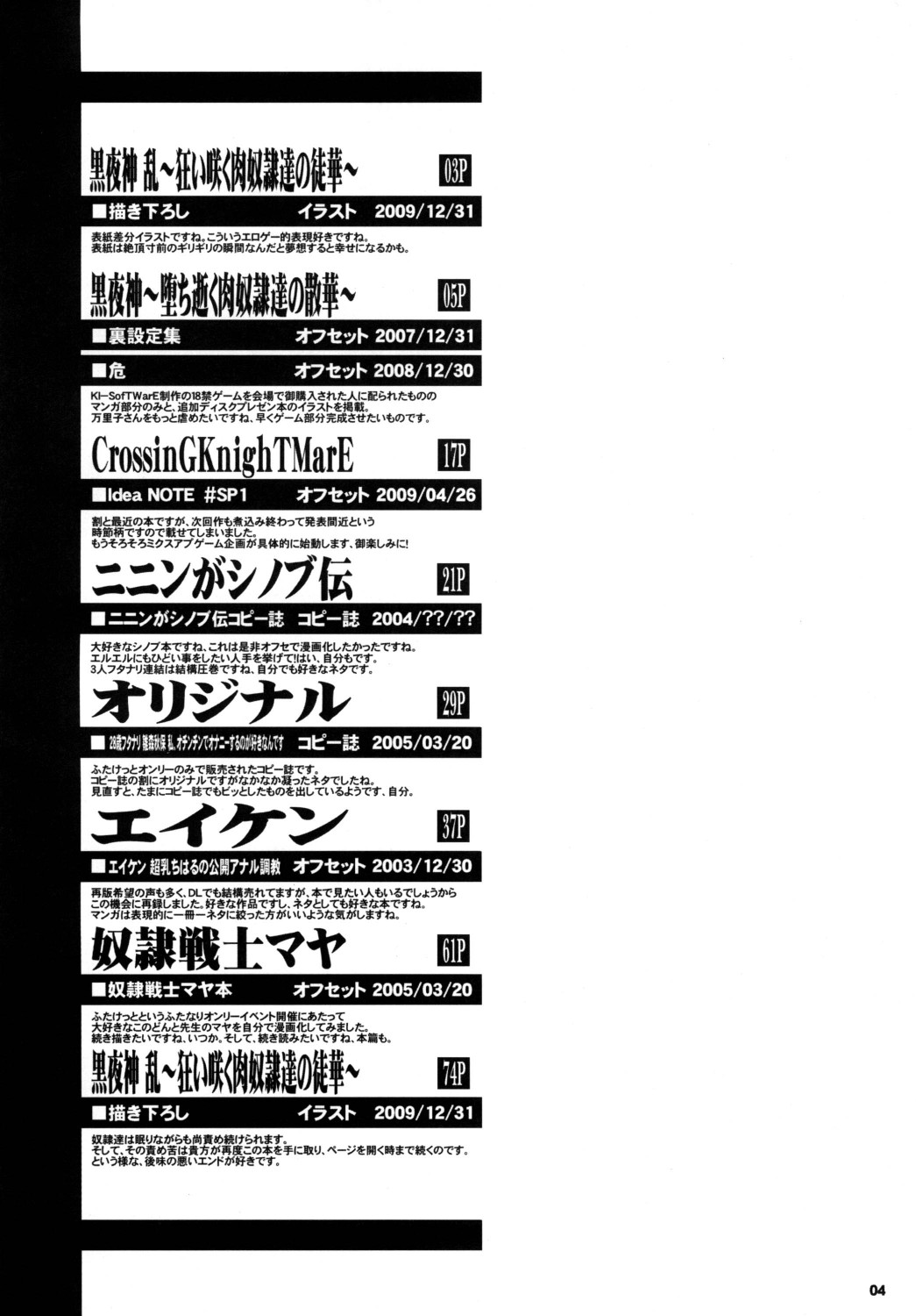(C79) [DANGEROUS THOUGHTS (危険思想)] 危険思想作品集1 総集本 第ニ版