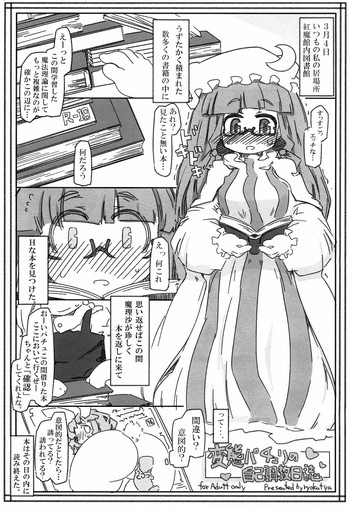 [幸福資源 (ryokutya)] 変態パチュリの自己調教日誌 (東方Project) [DL版]
