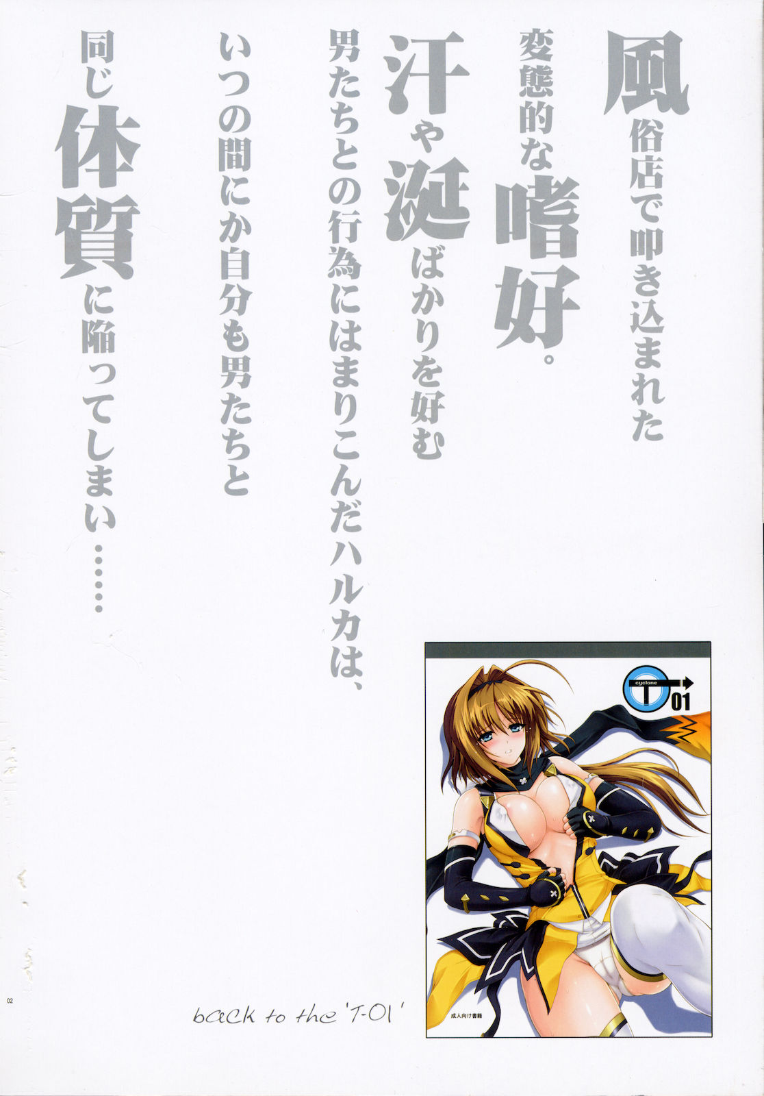 [サイクロン (和泉和也)] T-02 (超昂閃忍ハルカ)