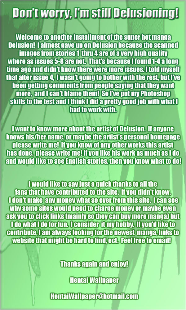 妄想第5号【英語】【書き直し】【変態壁紙】