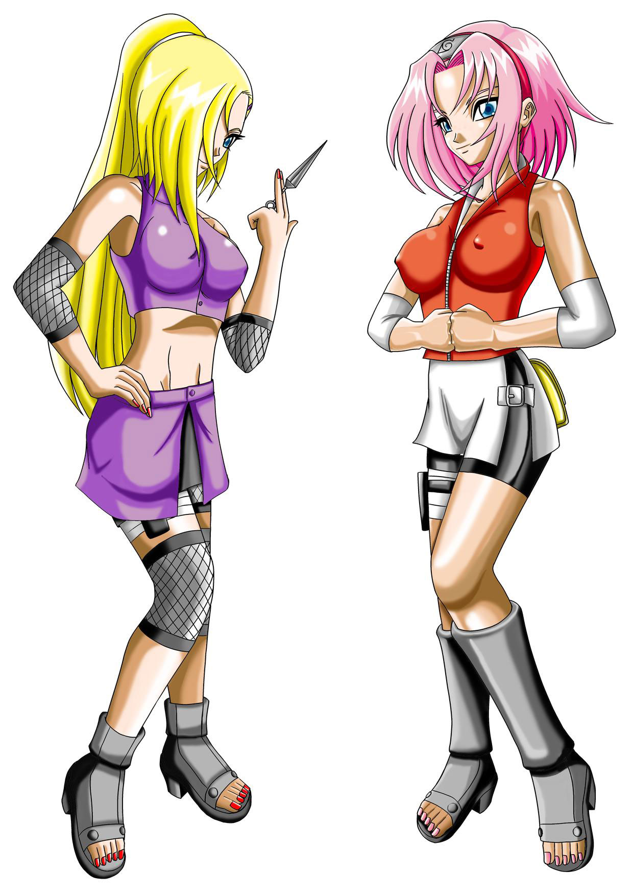 [ピラミッドハウス (マッスルマン)] くノ一陵辱種付修行 (ナルト) [英訳]