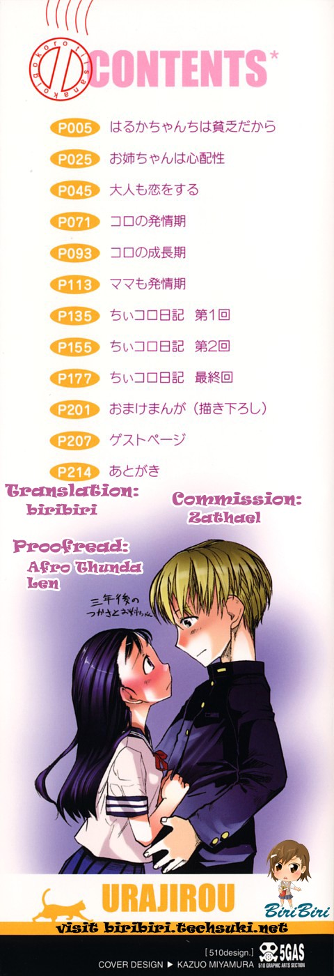 [裏次郎] ちぃさな恋ゴコロ [英訳]