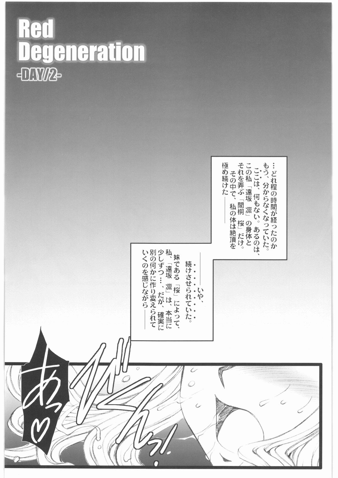 (サンクリ34) [H・B (B-RIVER)] Red Degeneration DAY1 (Fate/stay night)