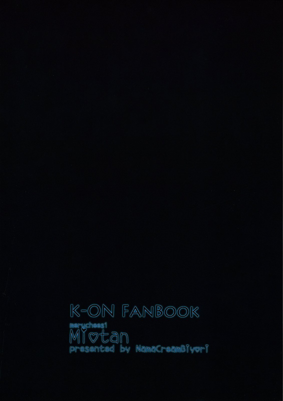 (C76) [生クリームびより (ななせめるち)] みおたん！ (けいおん!) [英訳]