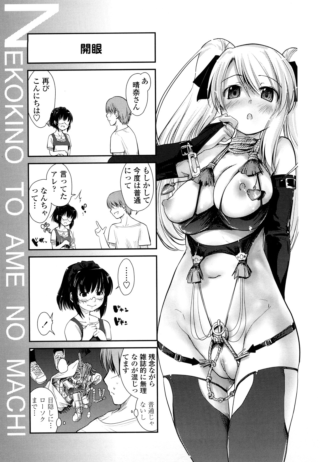 [にびなも凸面体] ネコキノと雨の町