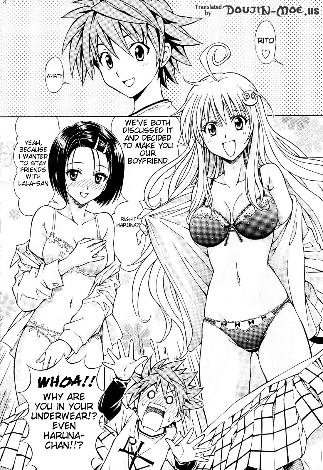 (サンクリ42) [〆切り3分前 (月見大福)] りとらぶる (ToLOVEる -とらぶる-) [英訳]