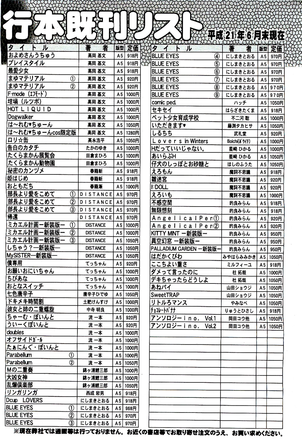 COMIC 阿吽 2009年8月号 VOL.158