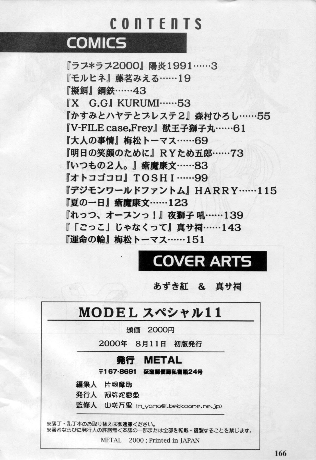 (C60) [METAL (よろず)] MODEL Special 11 (よろず)