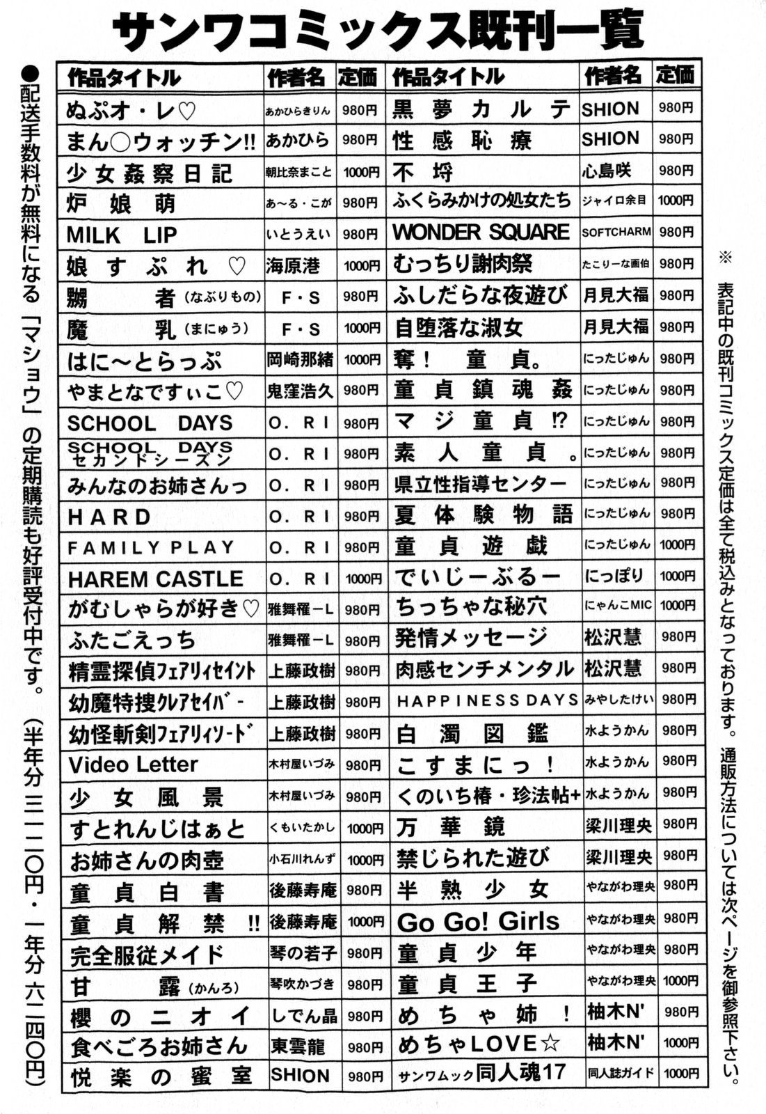 コミック・マショウ 2009年8月号