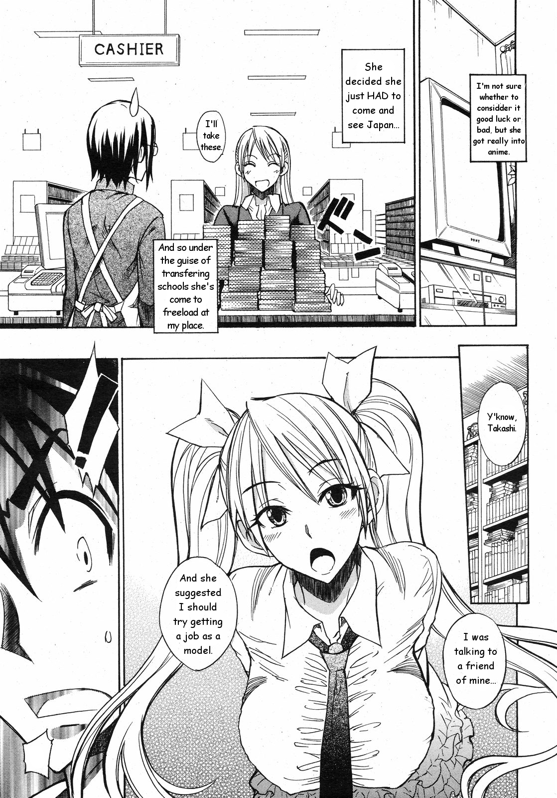 [isao] いたずら髪の娘 (コミックゼロエクス Vol.13 2009年1月号) [英訳]