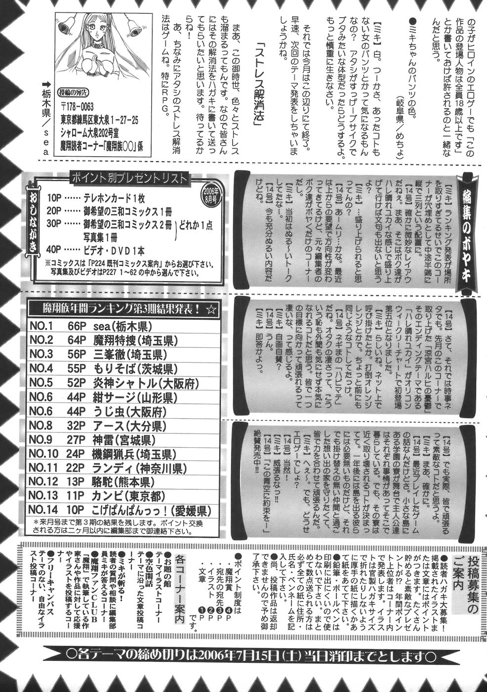 コミック・マショウ 2006年8月号