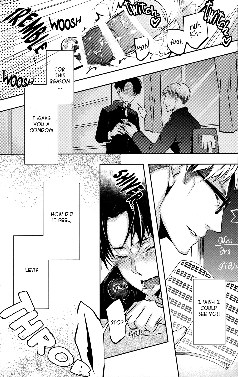 (双翼の絆3) [PROMENADE (柴尾犬汰)] 変態教師 (進撃の巨人) [英訳]