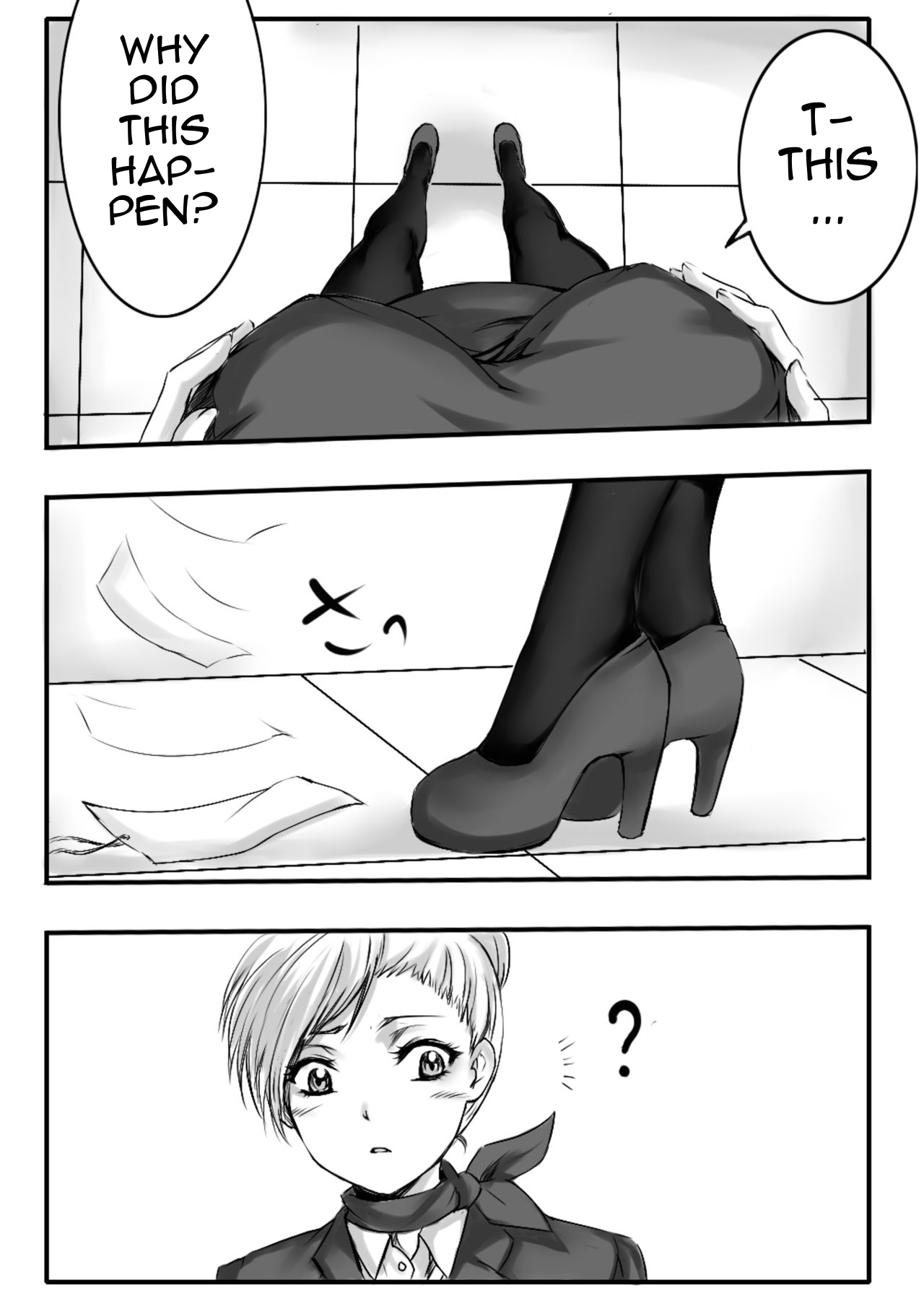 [真城の秘宝館 (真城悠、猫井風牙)] 書き間違い (強引な女体化!) [英訳] [DL版]