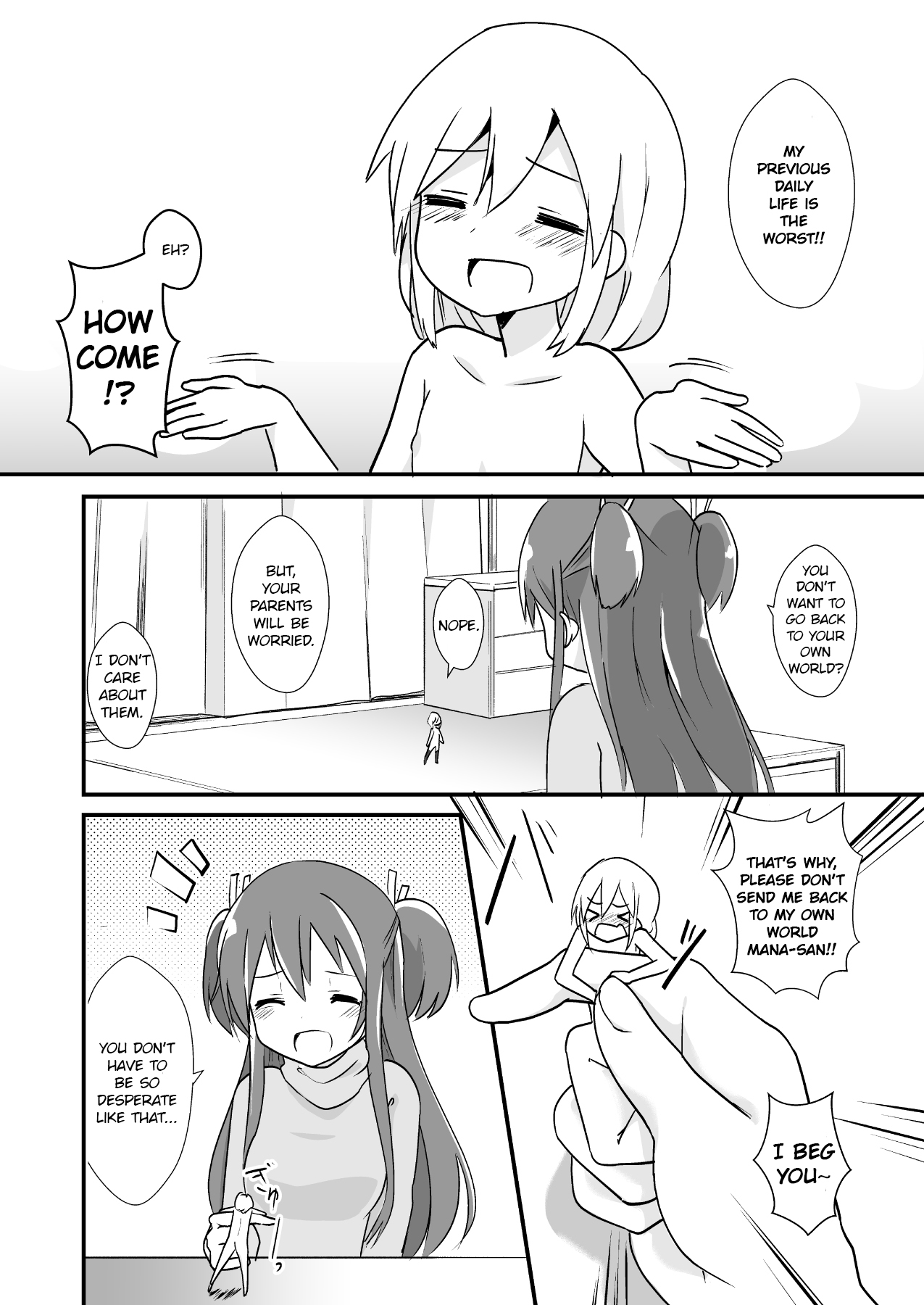 [ternotte (ノネト)] 新登場人物のマナ [英訳]