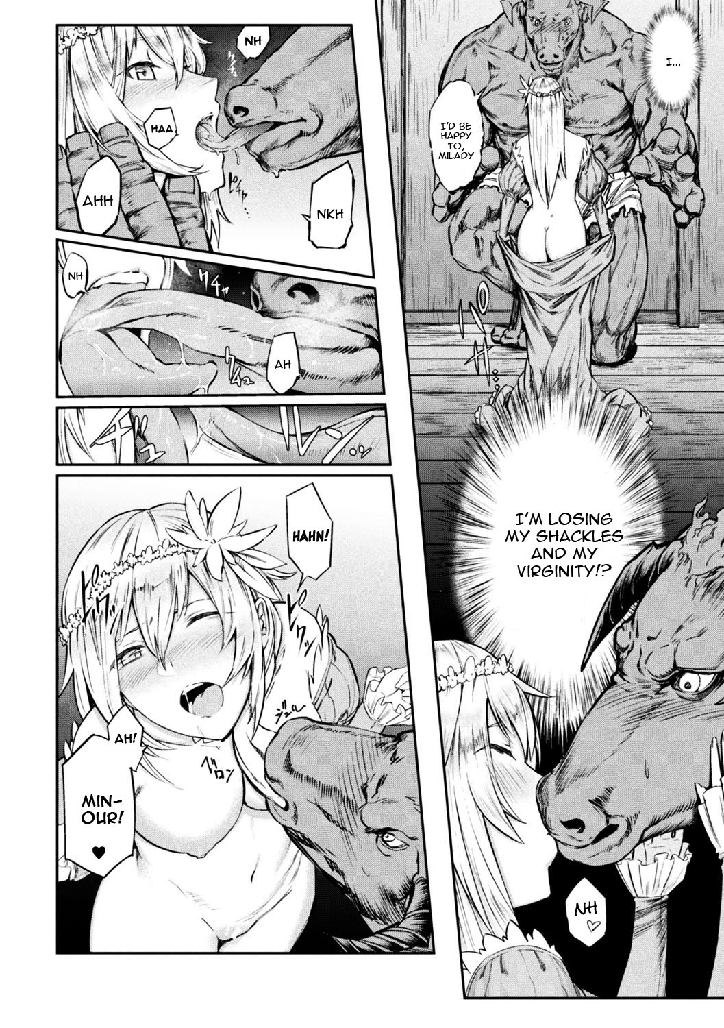 [比比山よきかな] 転生してミノタウロスになったらお嬢様に迫られた件 (別冊コミックアンリアル 転生したら Vol.1) [英訳] [DL版]