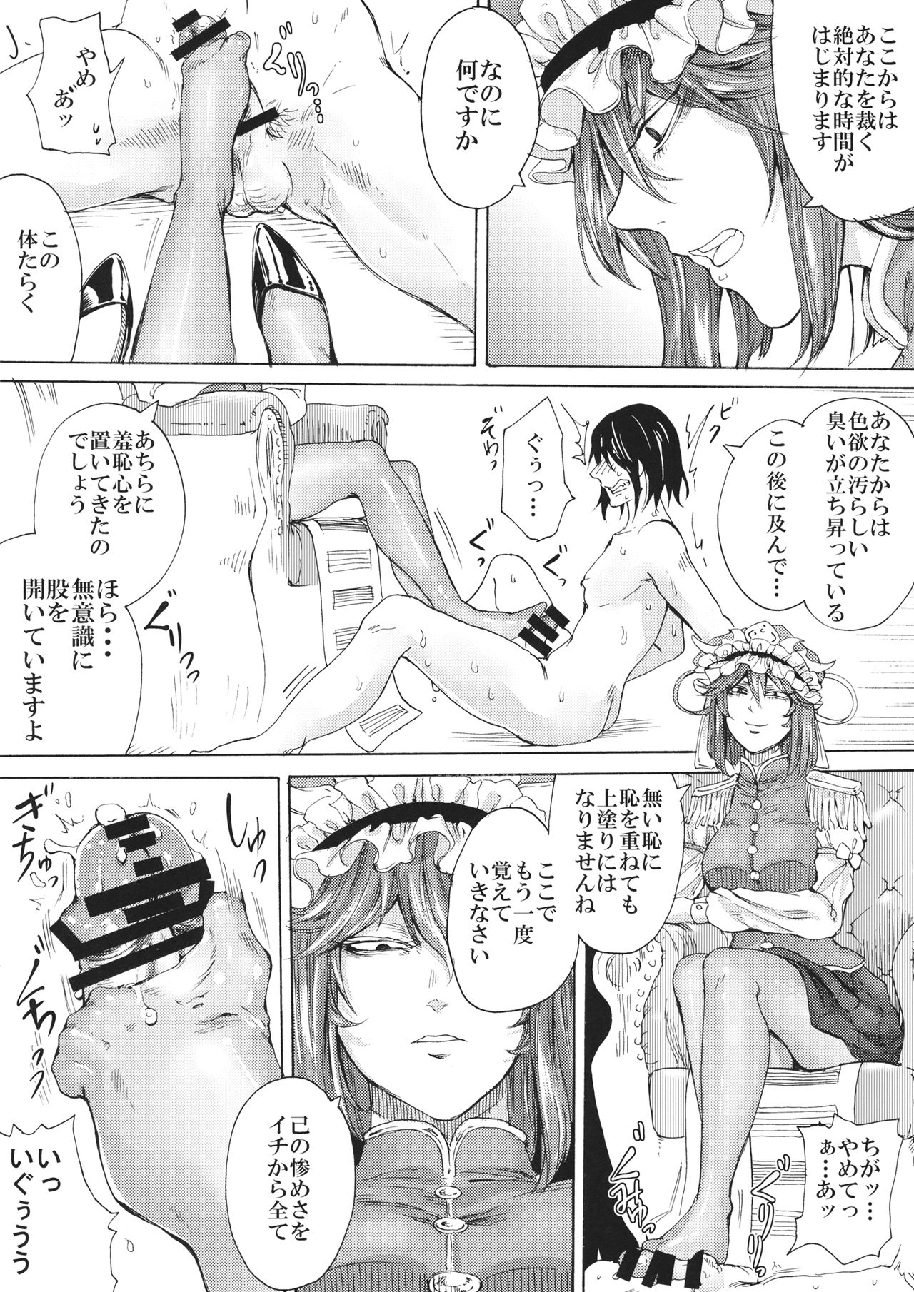 (C91) [大事なことは二回も言わない (はせべso鬱)] 被虐巡り (東方Project)