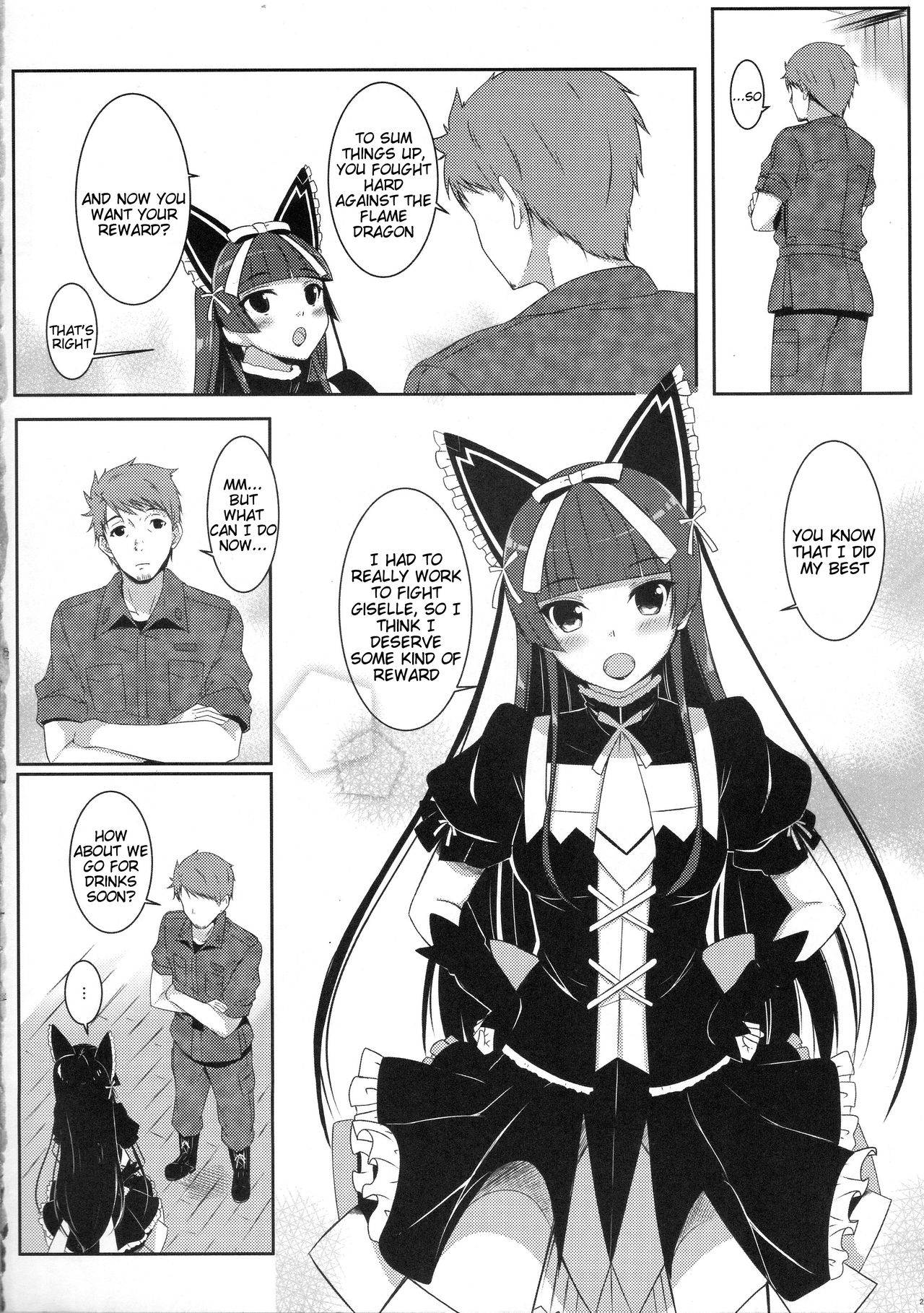 (COMIC1☆10) [またたび参上 (HaRu)] ねぇ、ご褒美ちょうだぁい♡ (ゲート 自衛隊 彼の地にて、斯く戦えり) [英訳]