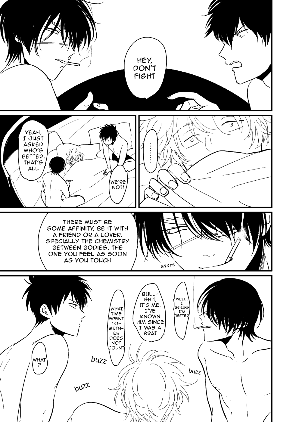 [パライソ (はらだ)] はんぶんこ (銀魂) [英訳] [無修正] [DL版]