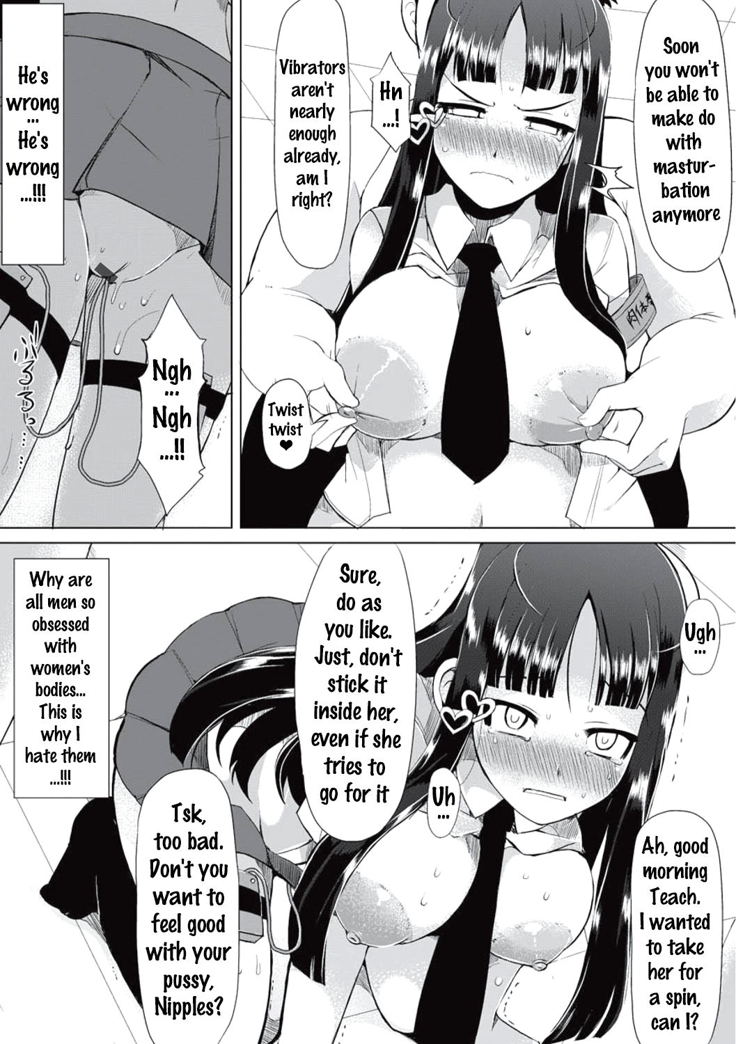 [リリスラウダ] 巨乳優等生～ドMの淫乱雌豚に大変身！～ 第1-2話 [英訳] [DL版]