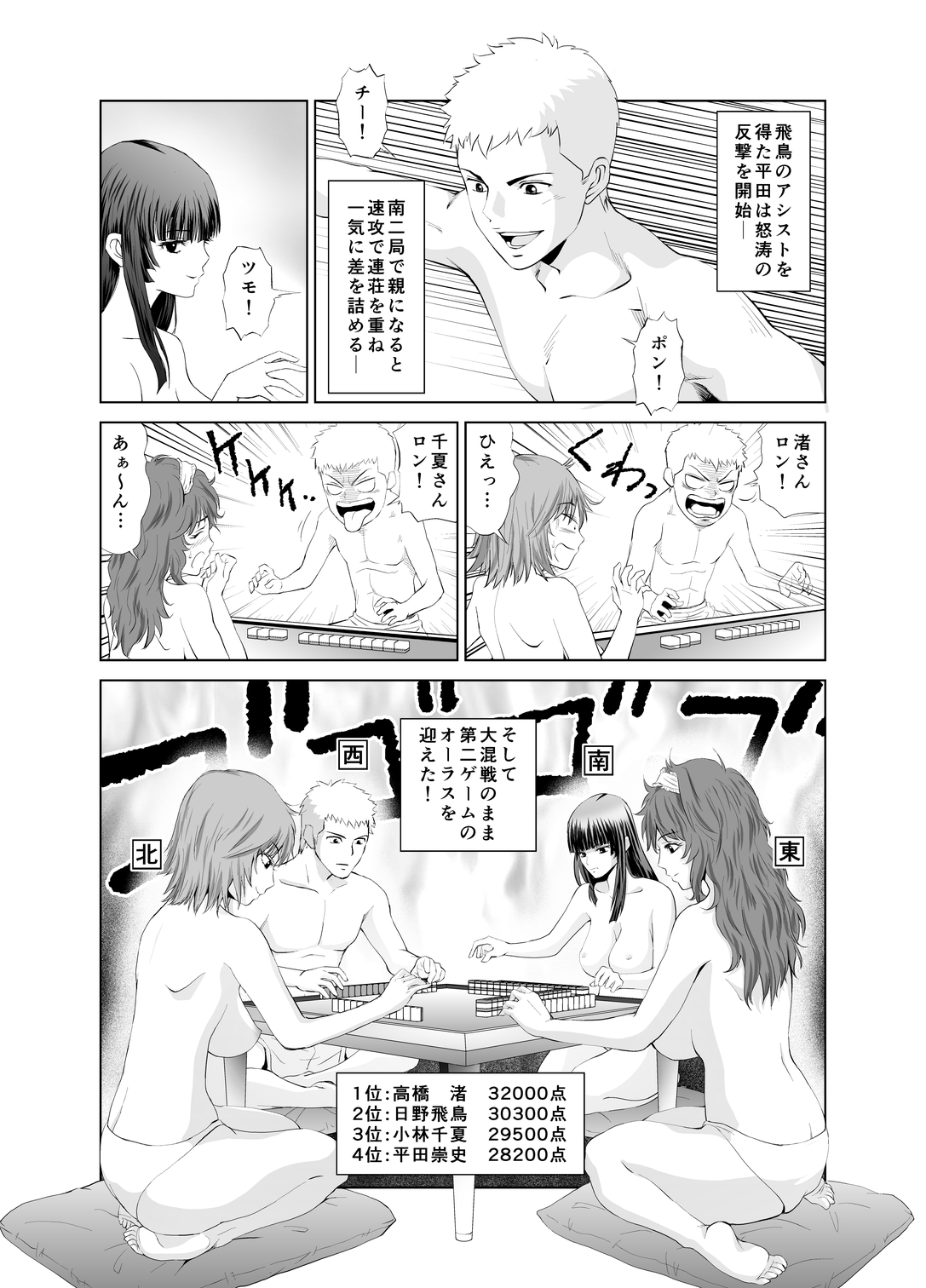 [キモーター・オサーン] 脱衣麻雀～リベンジ～