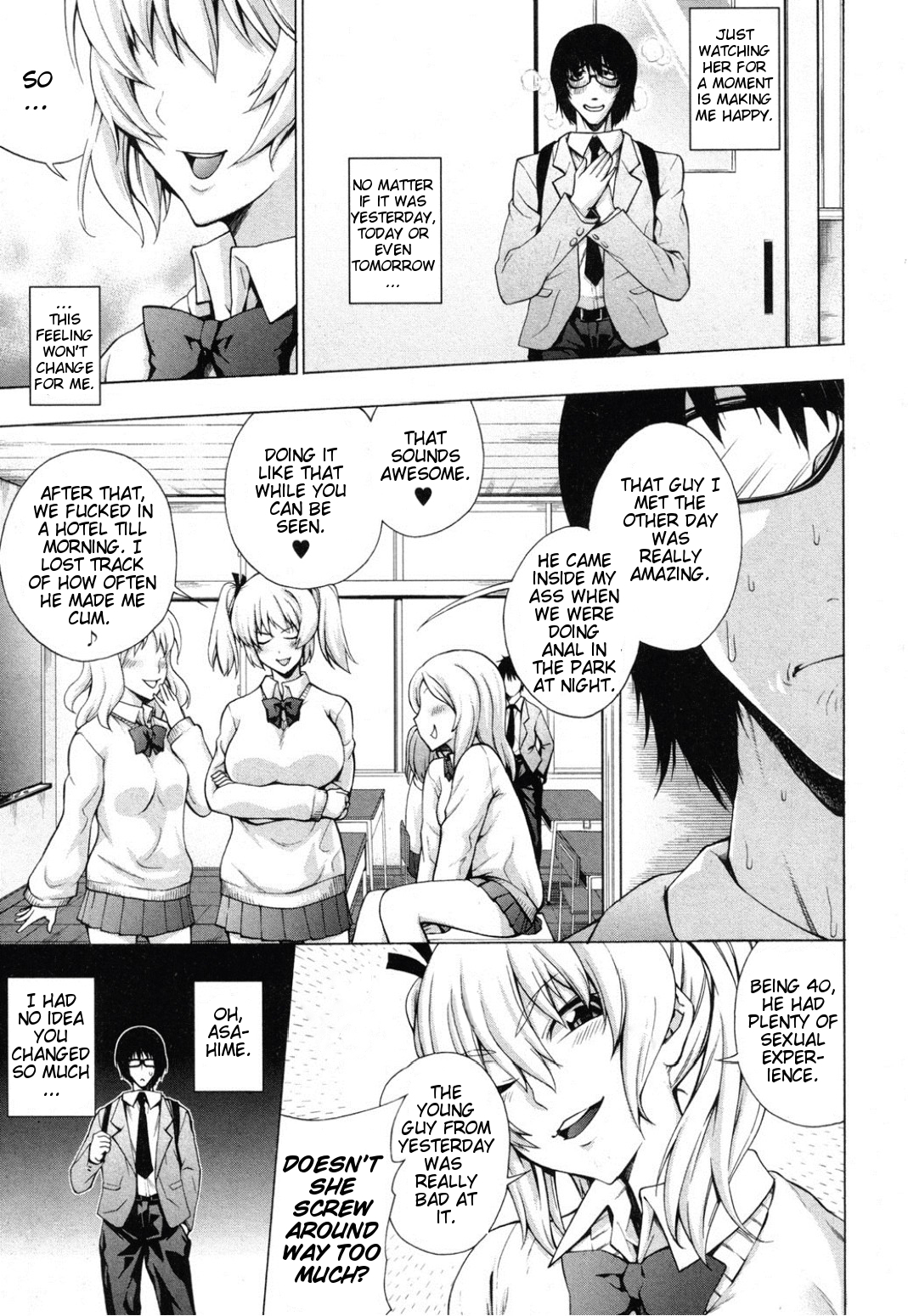 [KANZUME] 本気催眠 ♥ ラブビッチ! (COMIC 真激 2012年6月号) [英訳] [無修正]