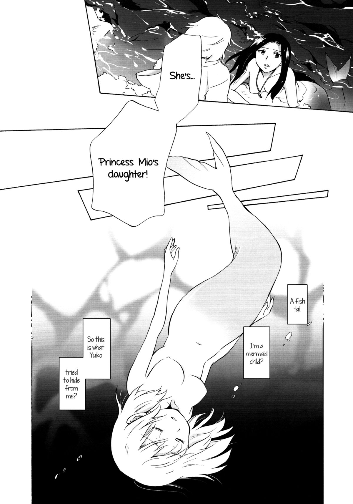 [peachpulsar (みら)] 藍色人魚 [英訳] [DL版]