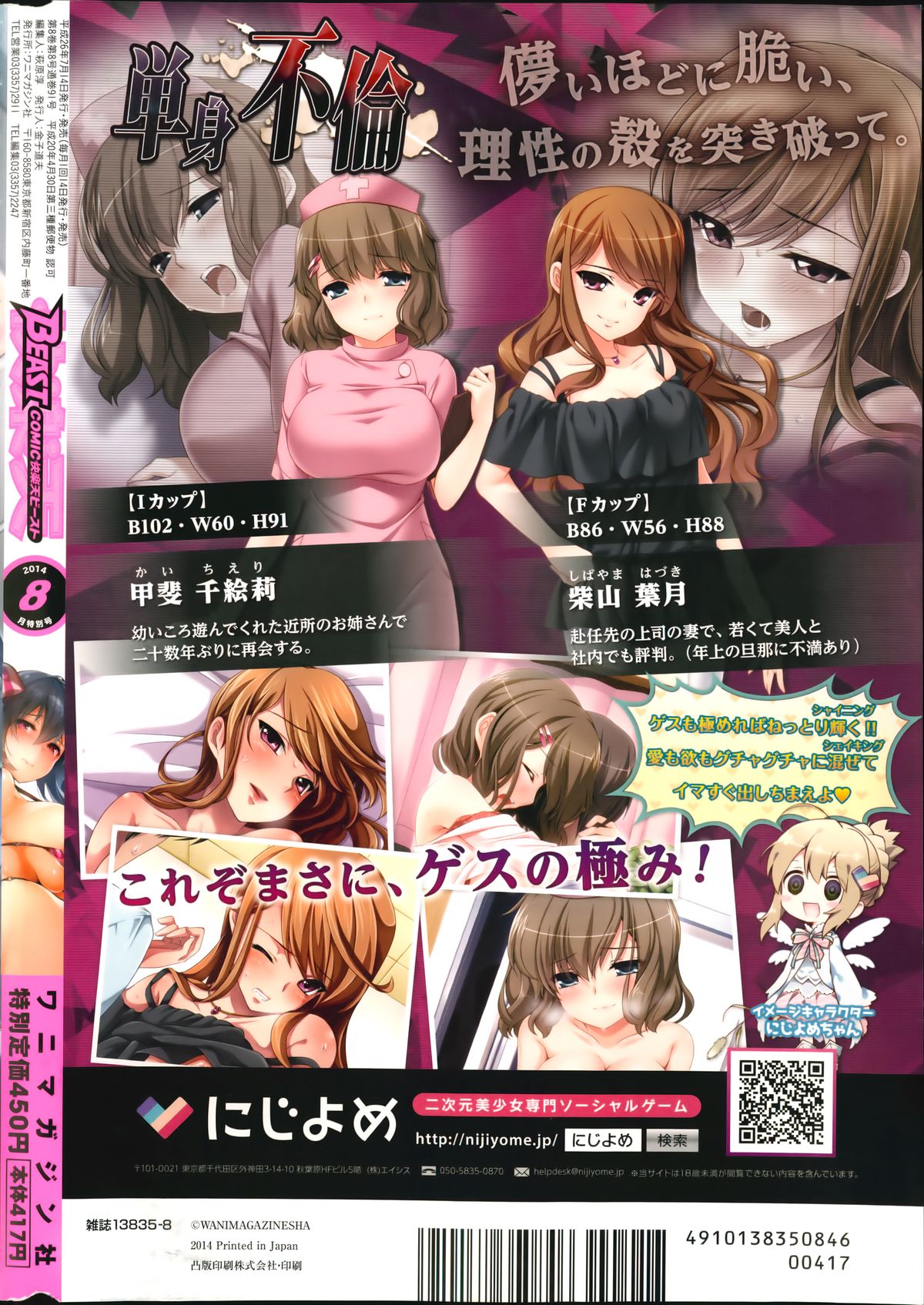 コミック快楽天ビースト 2014年08月号