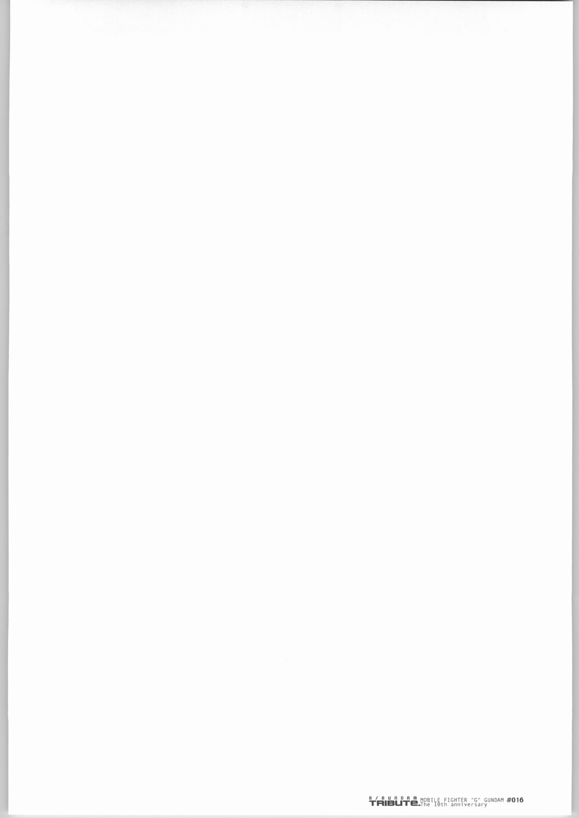 (C66) [HF (藤本秀明)] G／Gundam TRIBUTE. (機動武闘伝Gガンダム)