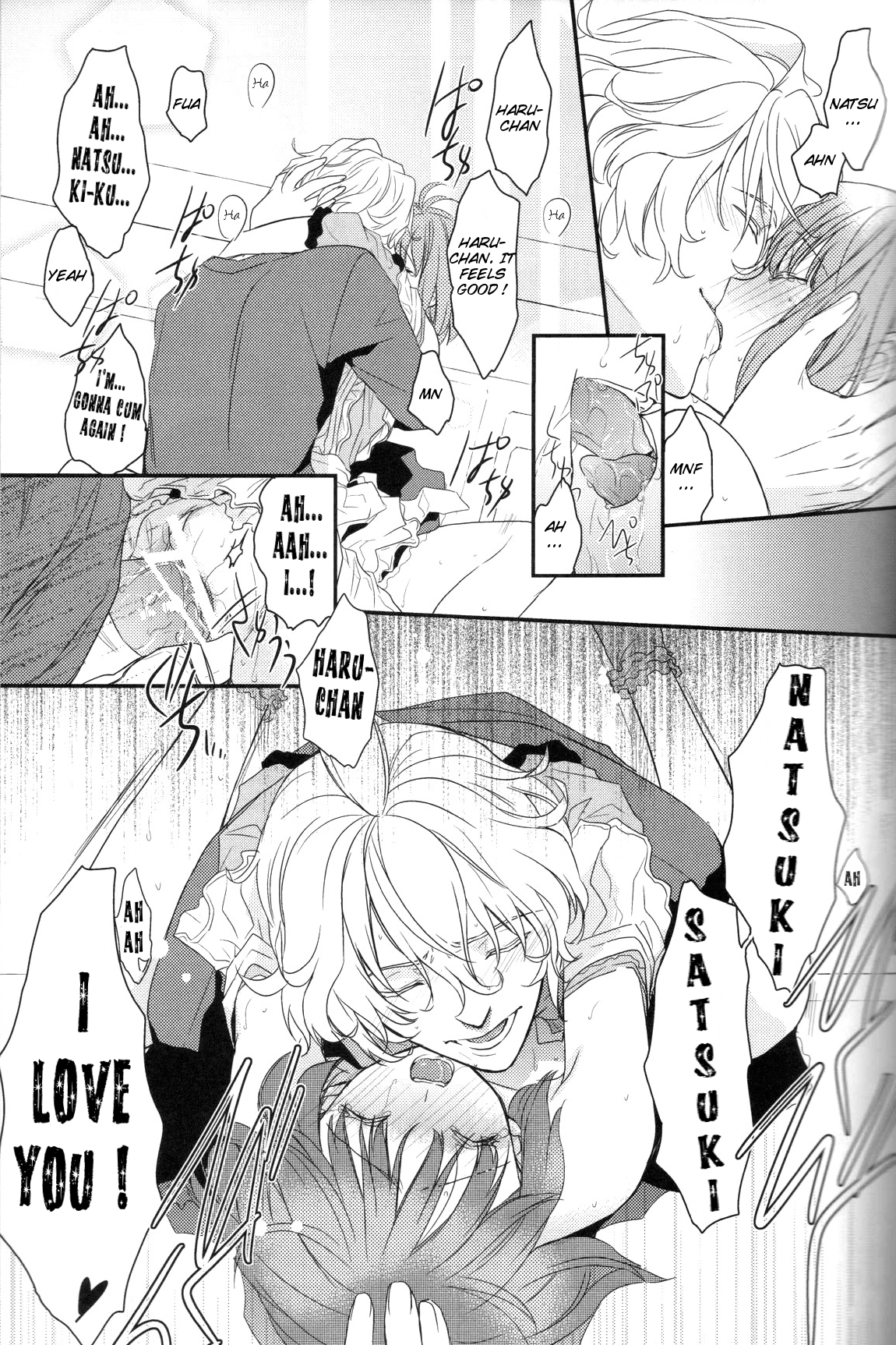 (SPARK6) [NEVER GIVE UP、SoW (猫納豆、るこ)] Honey Coming Sweet Love Lesson (うたの☆プリンスさまっ♪) [英訳] [ページ欠落]