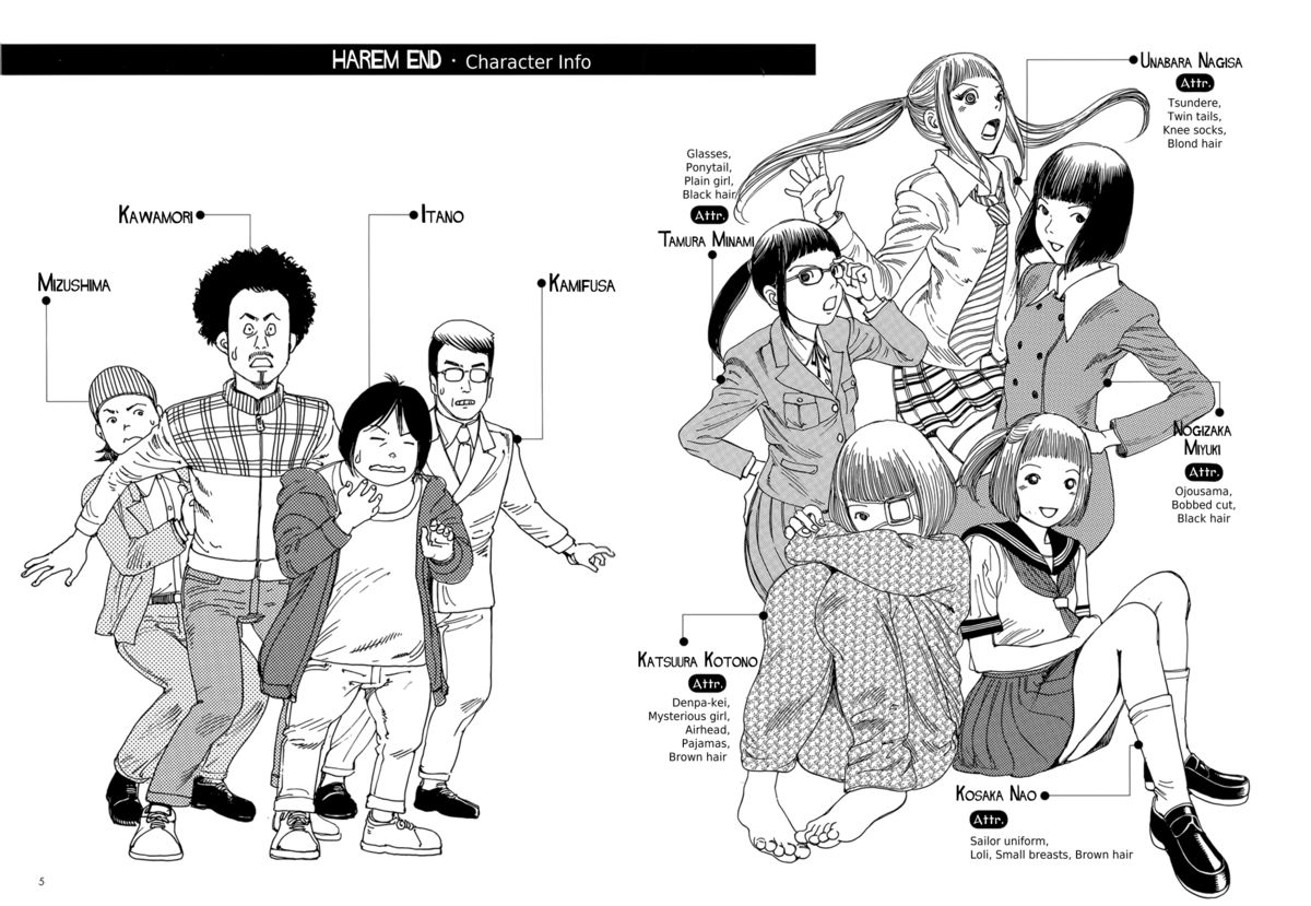[駕籠真太郎] ハーレムエンド [英訳]