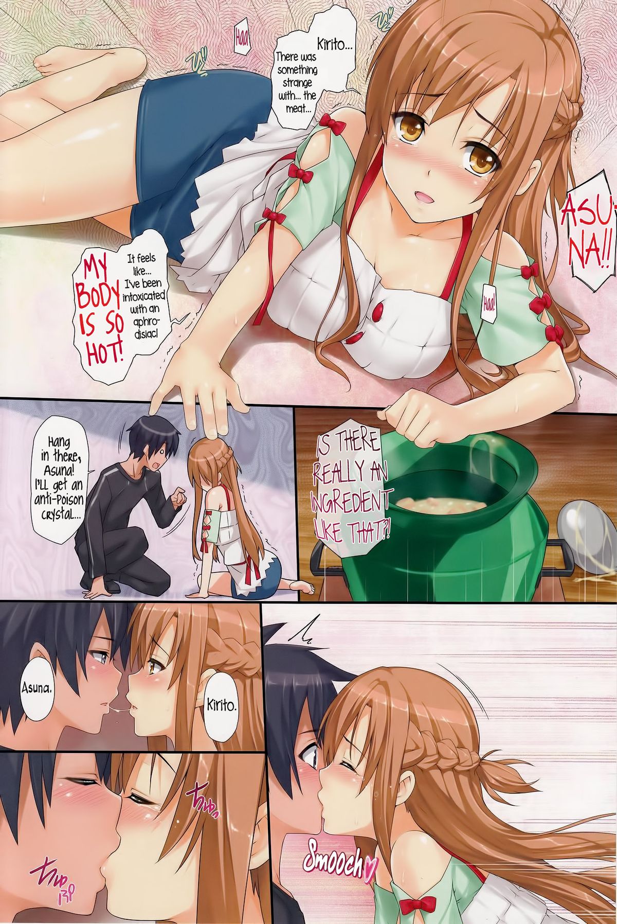 [綿120パーセント (めんようじゃん)] セックスアゲインおねがい (ソードアート・オンライン) [英訳]