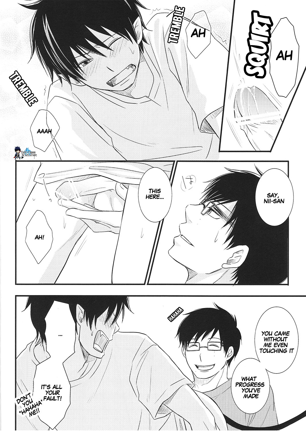 [BUSUKOPAN (ぐりこ)] NO BROTHER, NO LIFE (青の祓魔師) [英訳]