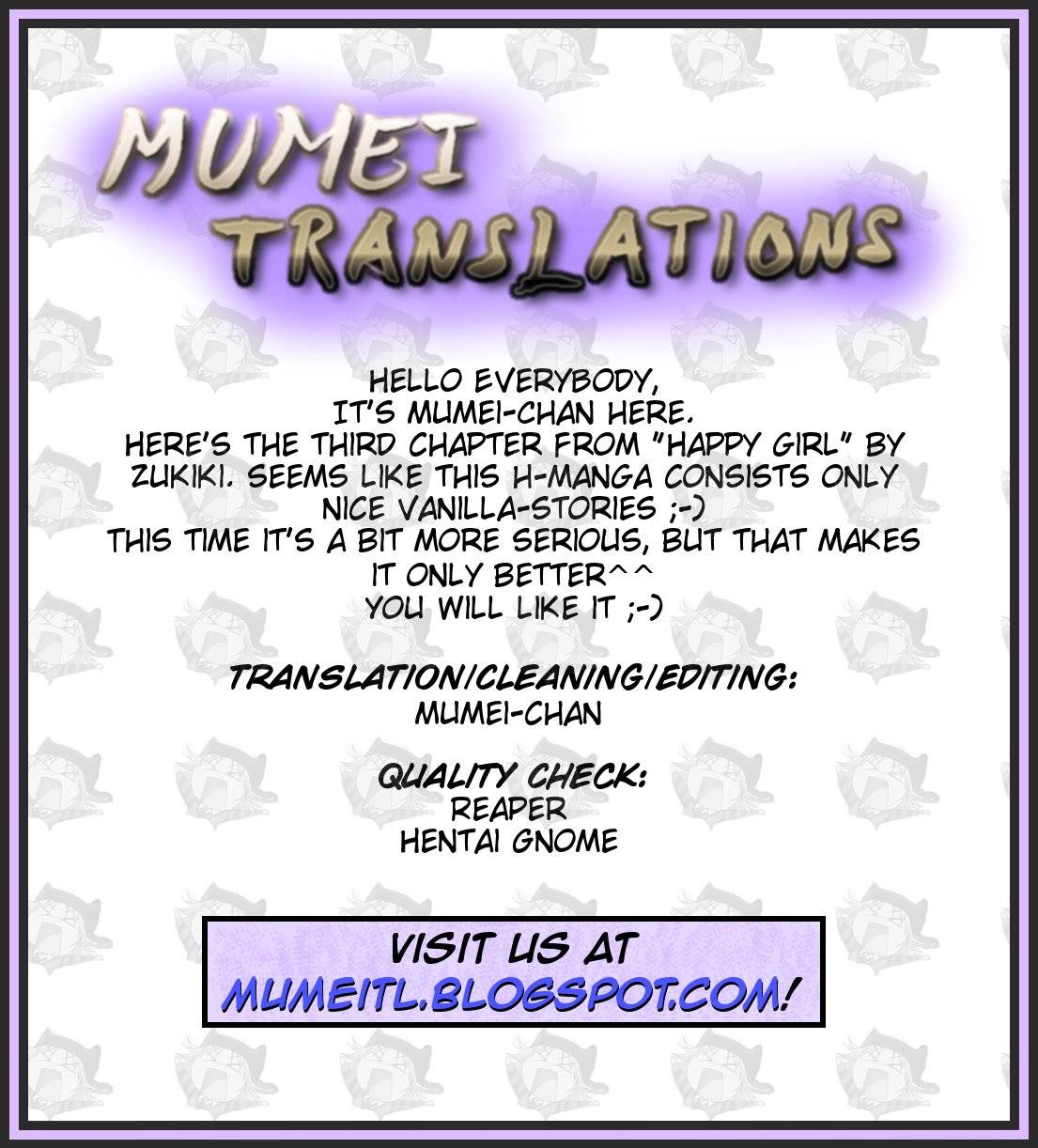ガールフレンド-[ズキキ]-ハッピーガール、Chp.03- [英語] {MumeiTL}