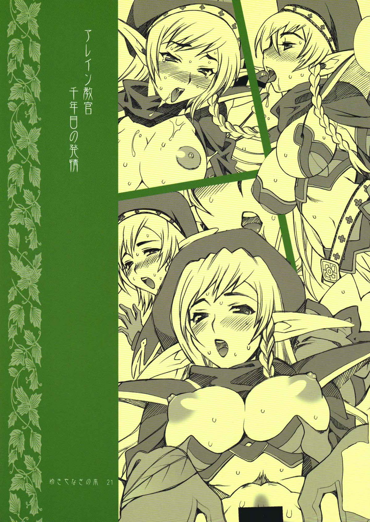 (C76) [シャルロット・ココ (ゆきやなぎ)] ゆきやなぎの本21 アレイン教官千年目の発情 (クイーンズブレイド) [英訳]