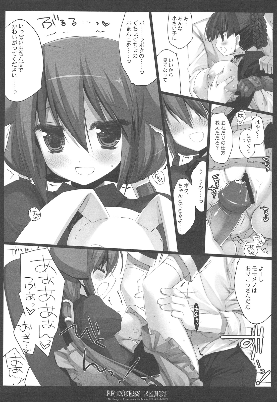 (COMIC1☆3) [D・N・A.Lab. (ミヤスリサ)] PRINCESS REACT (セブンスドラゴン)