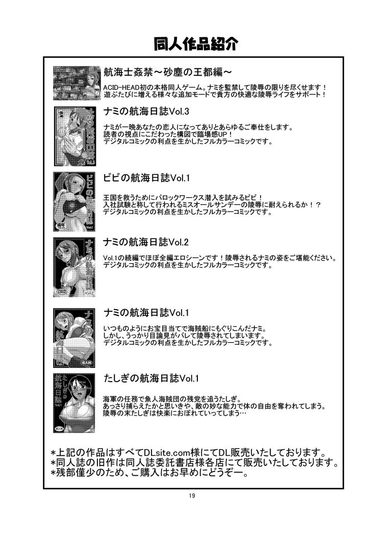 (C70) [ACID-HEAD （ムラタ。）] ナミの裏航海日誌 (ワンピース) [英訳] [SaHa]