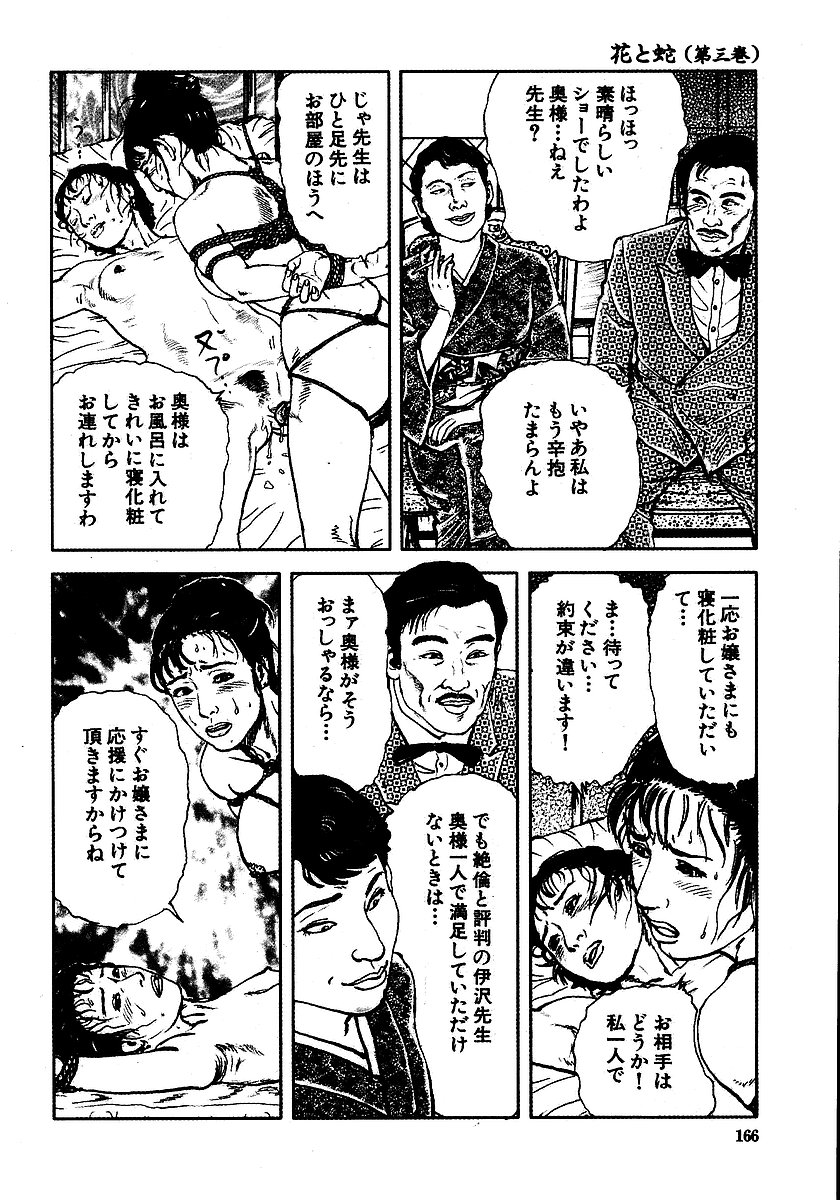 [長田要, 団鬼六] 花と蛇 第三集