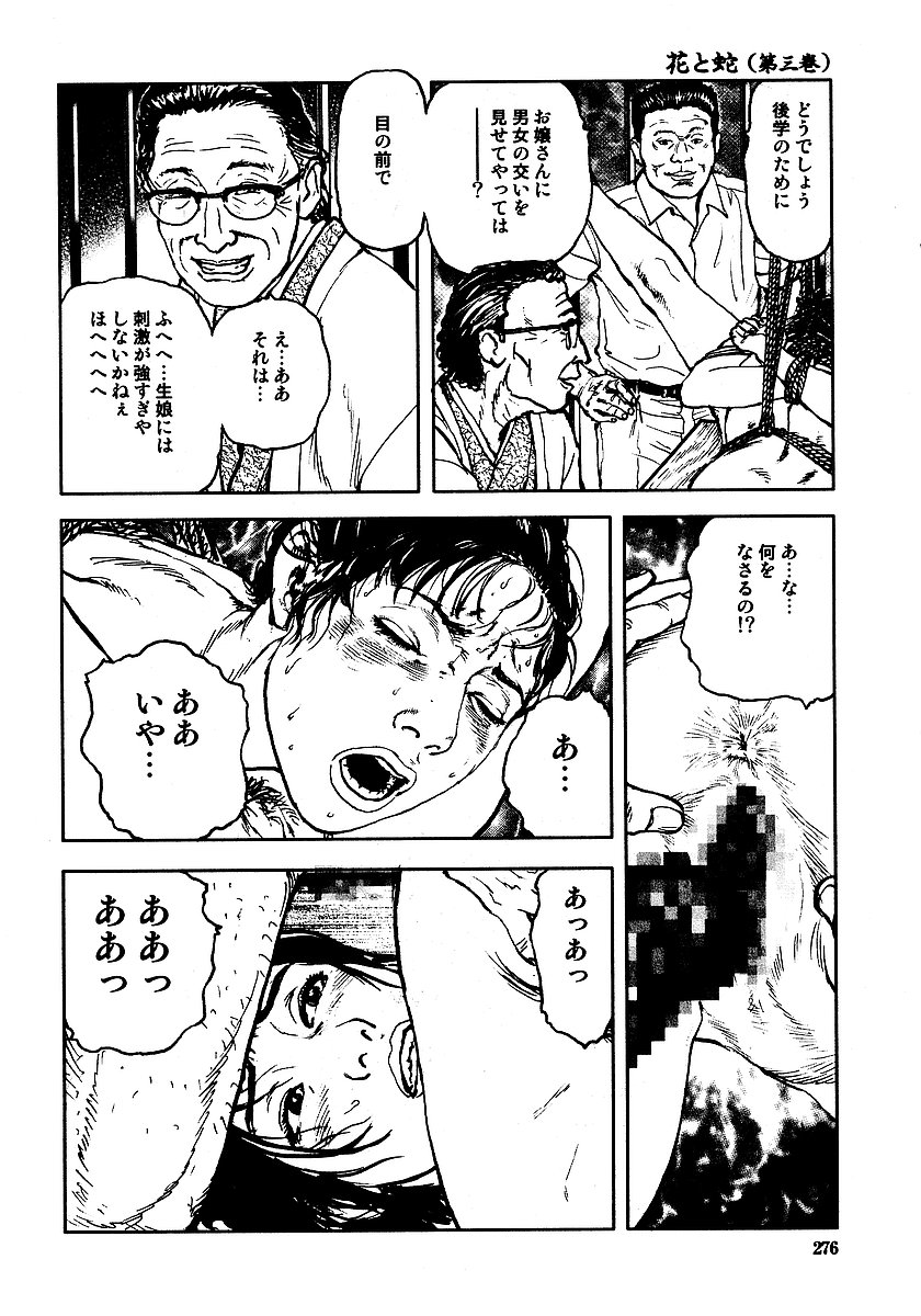 [長田要, 団鬼六] 花と蛇 第三集