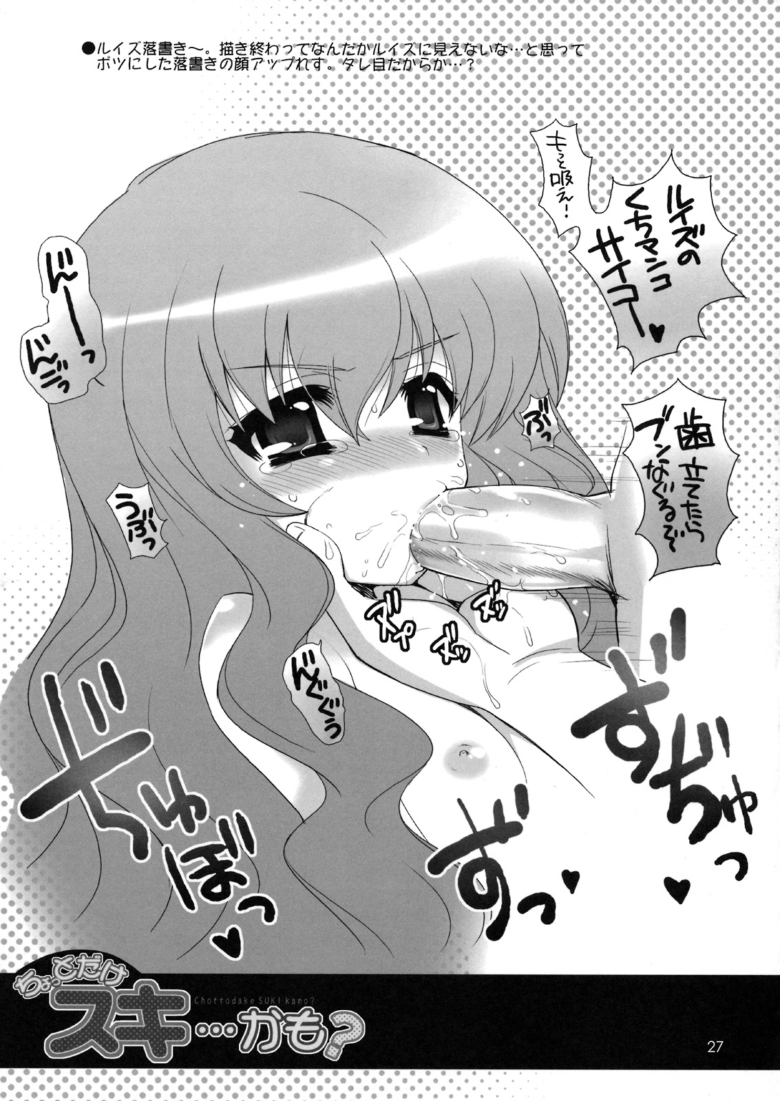 (C74) [しましましすてむ (なぎさわゆう)] ちょっとだけスキ…かも? (ゼロの使い魔)