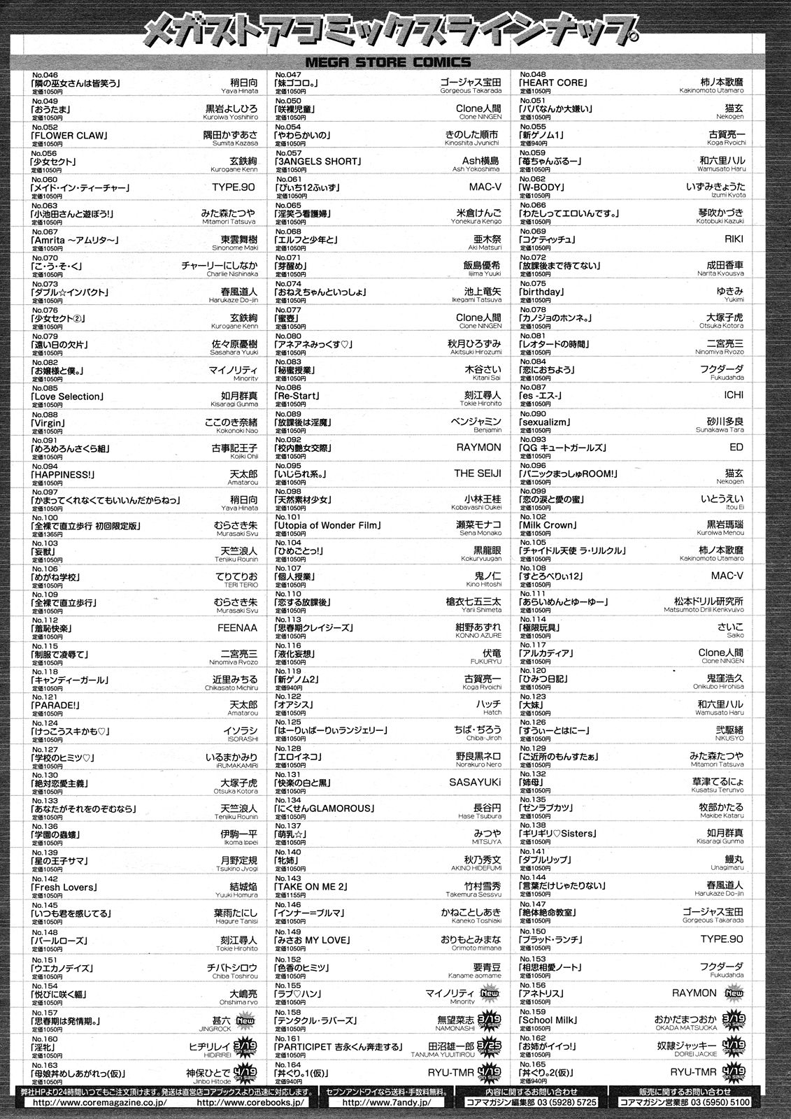 コミックメガストアH 2008年4月号